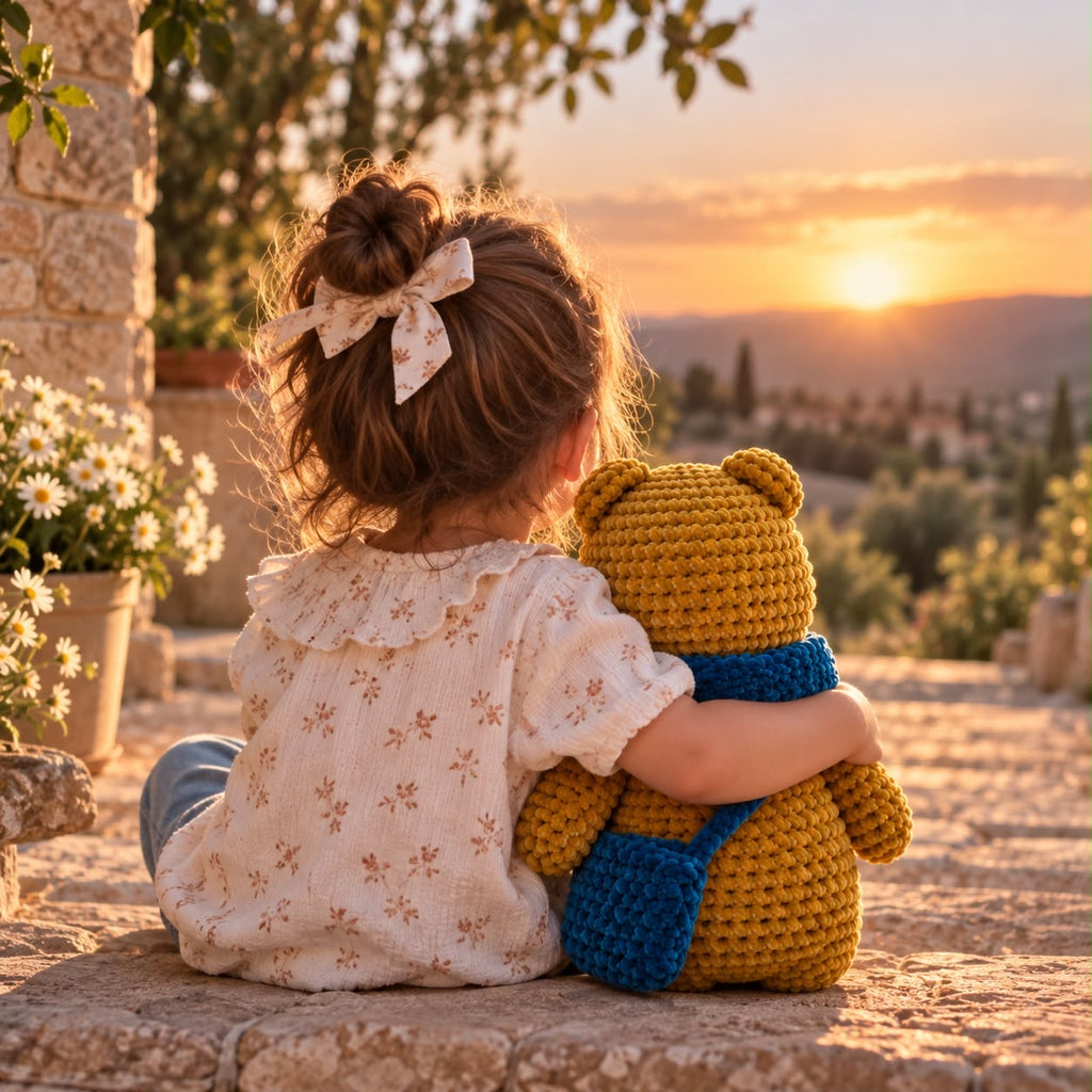 דובי עם צעיף