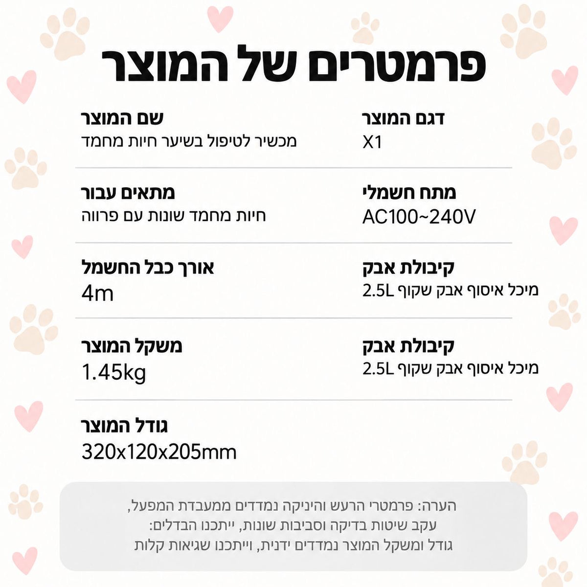 ערכת טיפוח ושאיבת שיער לכלבים – הכל במכשיר אחד