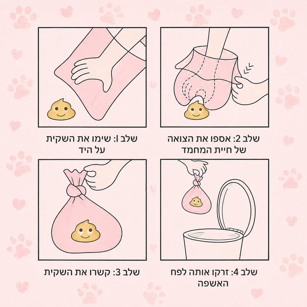 שקיות איסוף צרכים לכלבים – חזקות, אטומות ועמידות בפני קרעים