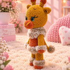 The fluffy giraffe